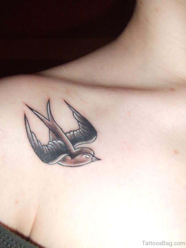 Shoulder Joint Sparrow Tattoo