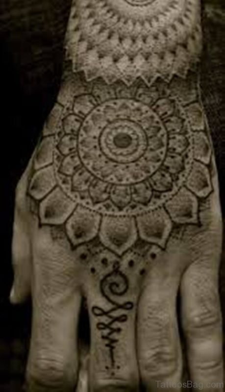 Simple Mandala Tattoo