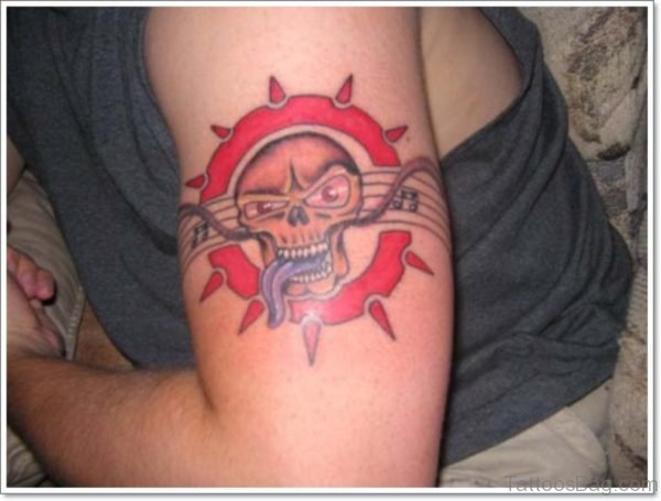Skull Armband Tattoo
