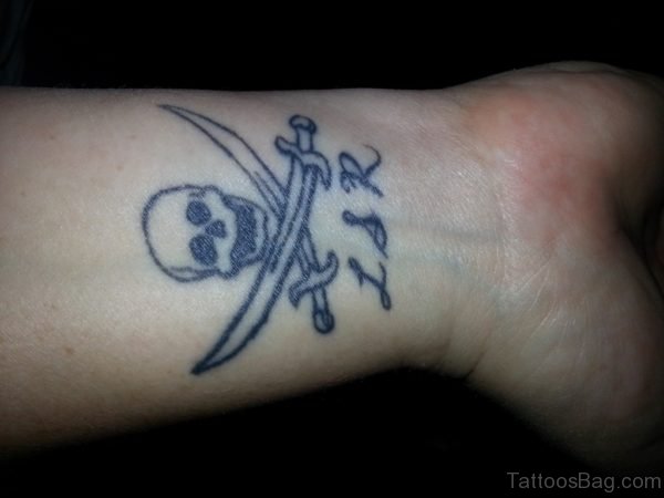 Skull Tattoo On Wrist 