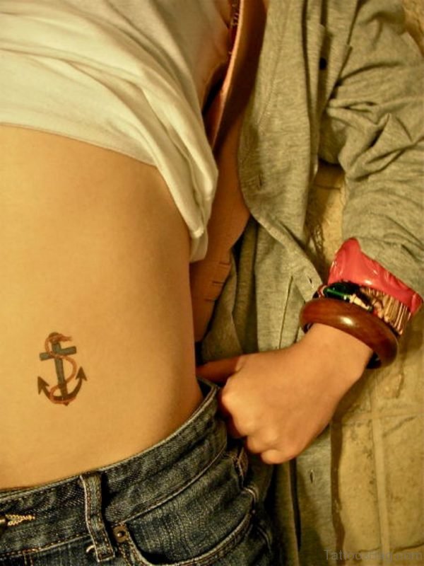 Small Anchor Tattoo 