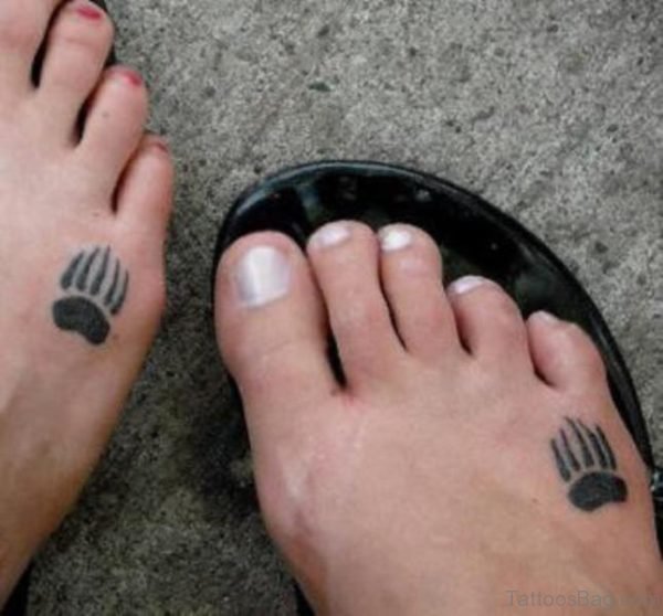 Small Beer Tattoo On Foot