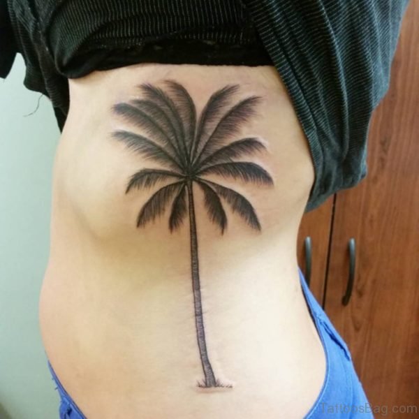 Small Palm Tree Tattoo