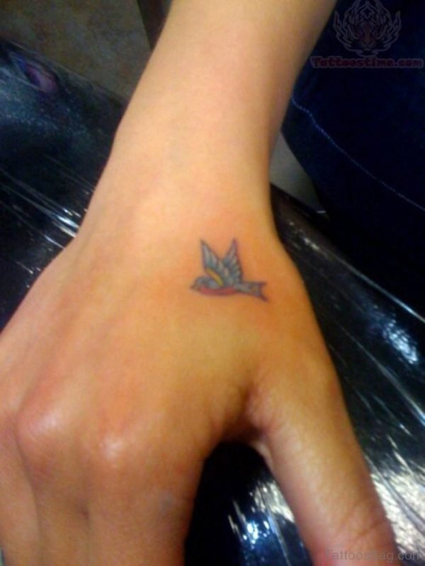 Small Swallow Tattoo 
