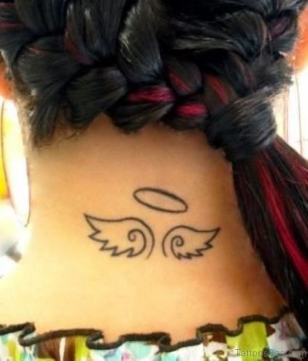 Small Wings Tattoo 