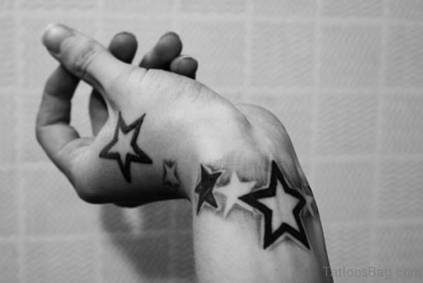 Star Tattoo On hand
