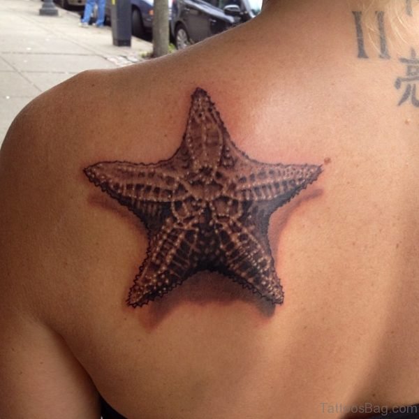 Starfish Tattoo Design On Back