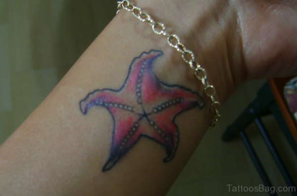 Starfish Tattoo On Wrist