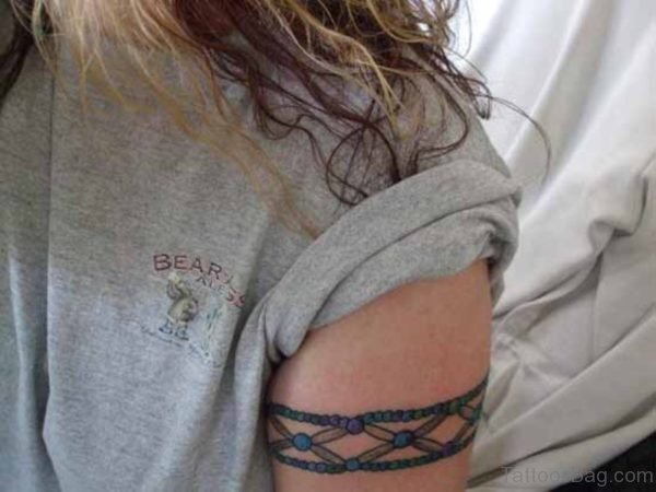 Stunning Band Tattoo On Arm