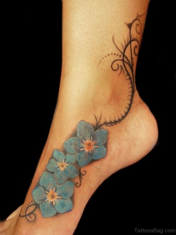 Stunning Effects Tattoo On Ankle