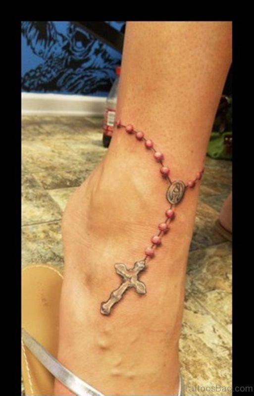 Stunning Rosary Tattoo 
