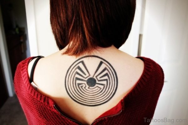 Stylish Back Tattoo 