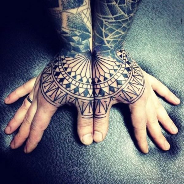 Stylish Geometric Tattoo