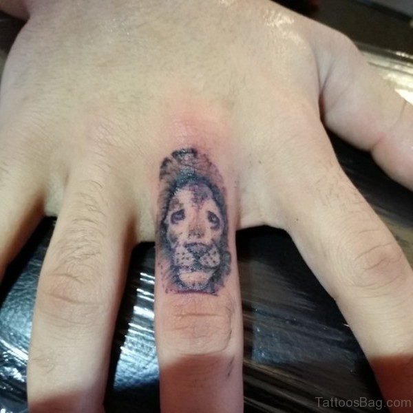 Stylish Lion Tattoo Design