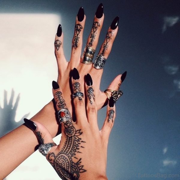 Stylish Mandala Tattoo Design For Hand