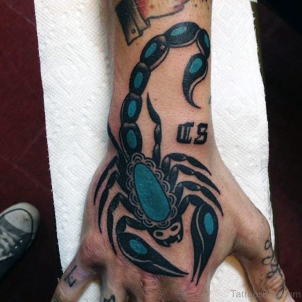 Stylish Scorpion Tattoo