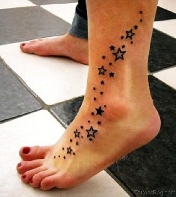 Stylish Star Tattoo Design