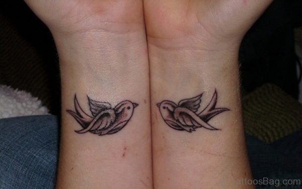 Swallow Tattoo Design On Wrist 