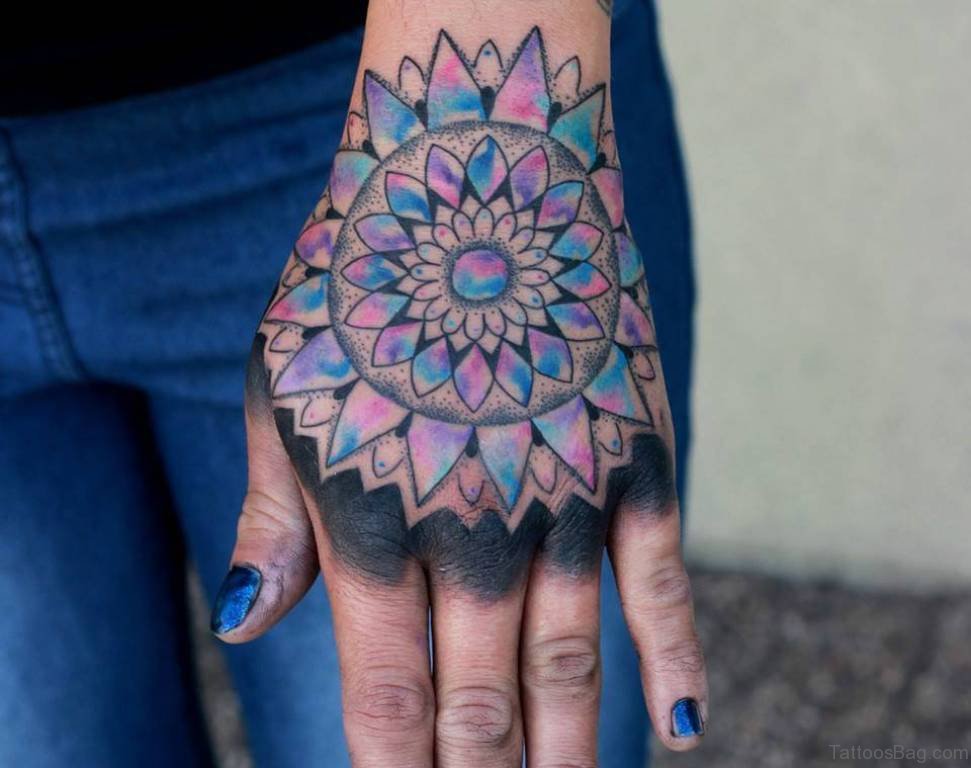 Mandala Hand Tattoos - wide 7