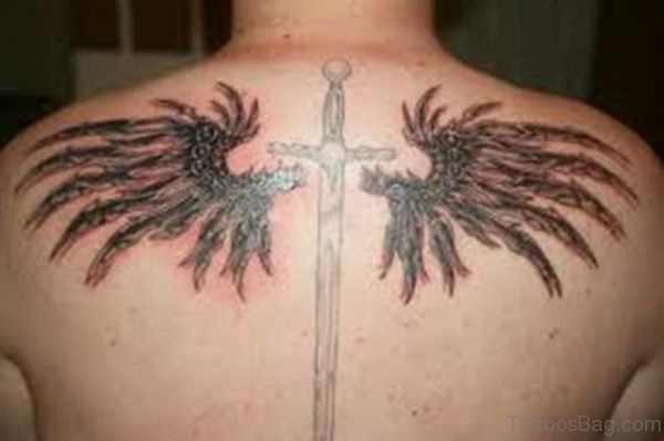 Sword And Wings Tattoo