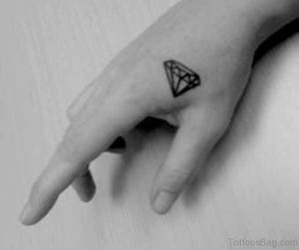 Tiny Diamond Tattoo