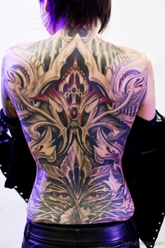 Traditional Tattoo On Back