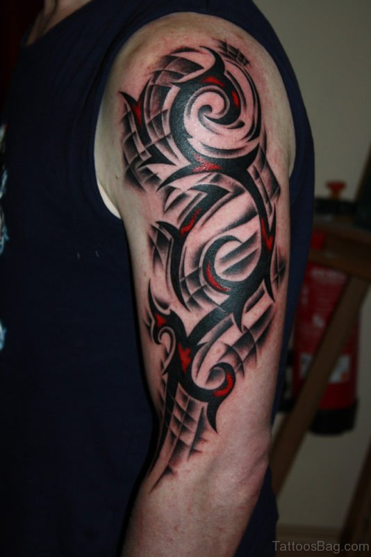 Tribal Arm Tattoo Design