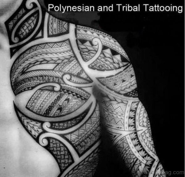 Tribal Balck And White Tattoo