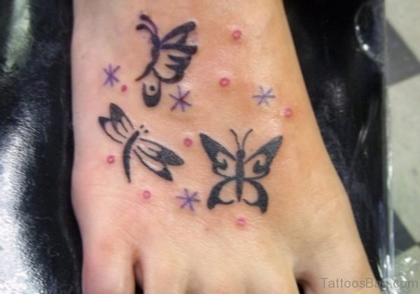 Tribal Butterflies Tattoo