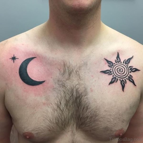Ttibal Sun And Moon Tattoo