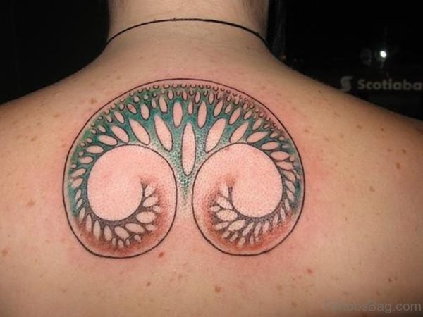 Unique Tree Tattoo On Back