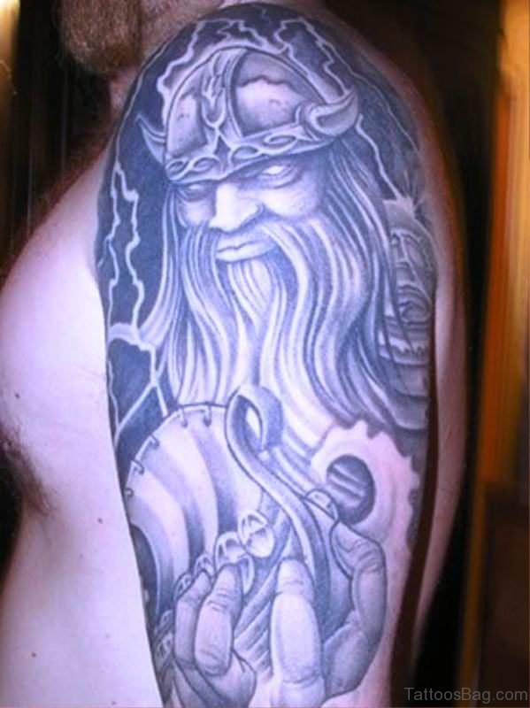 Viking Tattoo On Shoulder