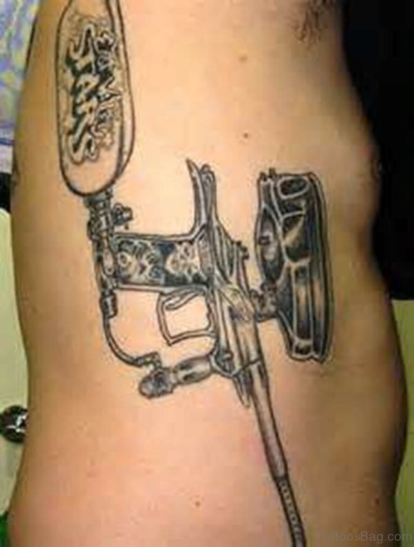 Vintage Gun Tattoo 