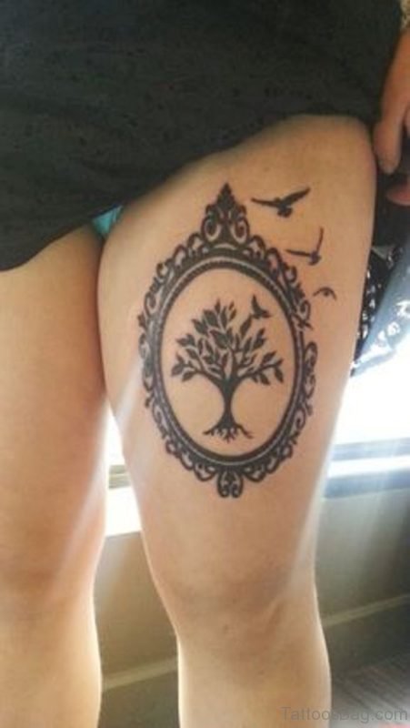 Vintage Tree Tattoo 