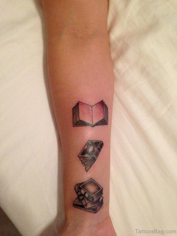 Wonderful Book Tattoo On Wrist