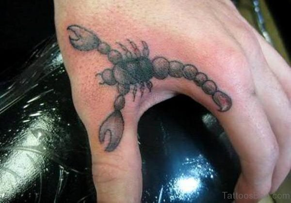 Wonderful Scorpion Tattoo On Hand
