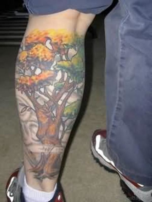 Wonderful Tree Tattoo Design