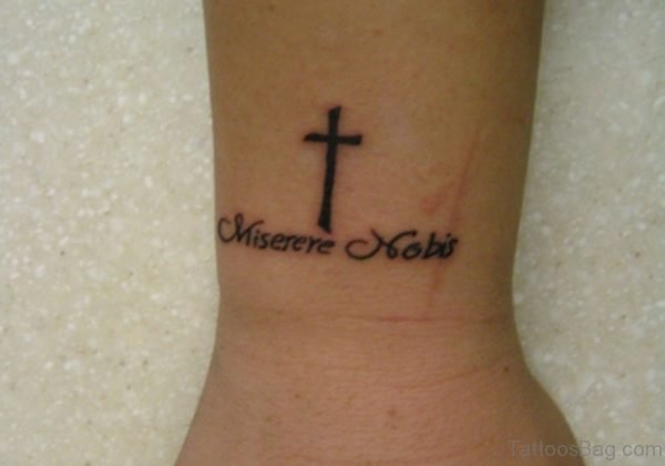 Wrist Cross Tattoo 