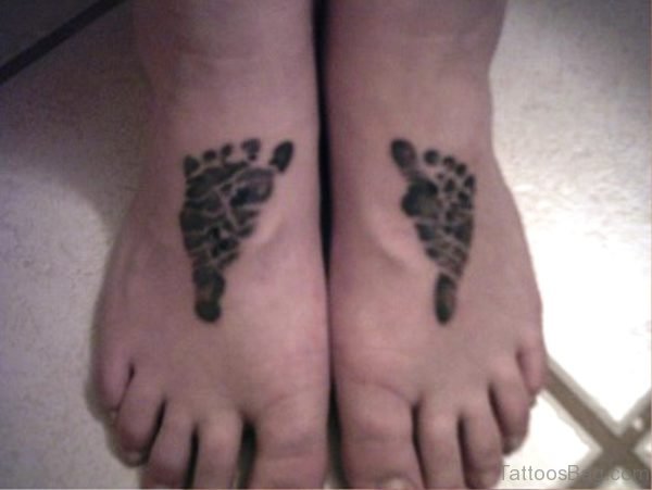 Baby Footprint Tattoo Pic