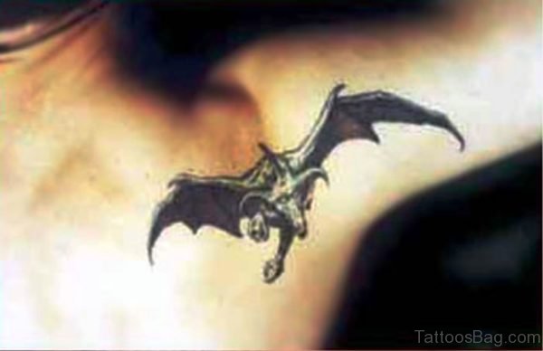 Bat Tattoo On Arm