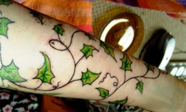 Cool Ivy Vine Tattoo On Arm