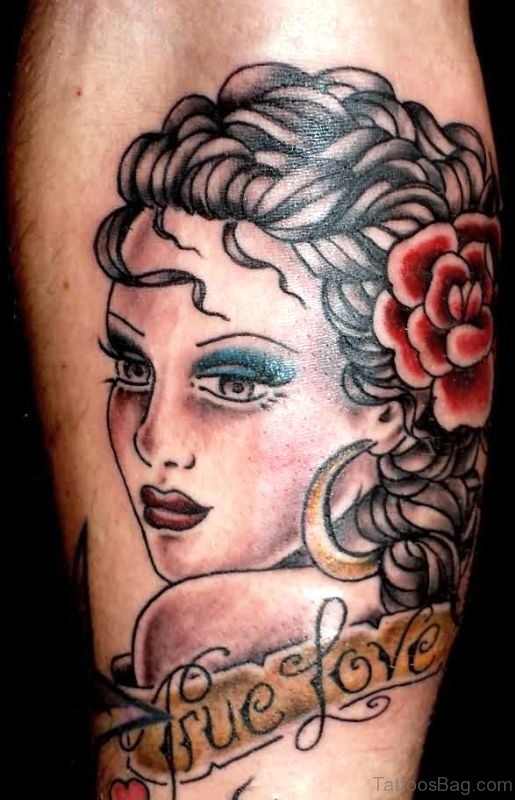 Gypsy True Love Tattoo On Arm