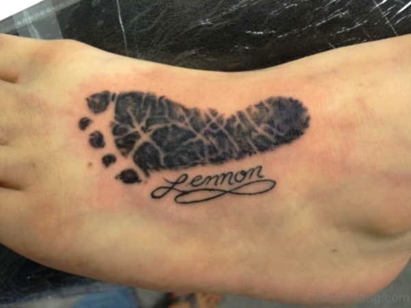 Marvelous Baby Footprint Tattoo