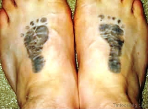 Photo Of Baby Footprint Tattoo