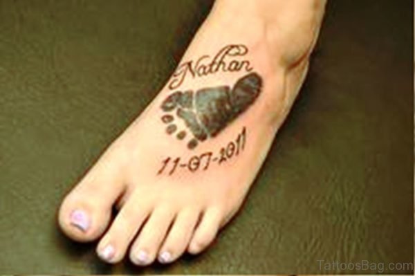Pic Of Baby Footprint Tattoo