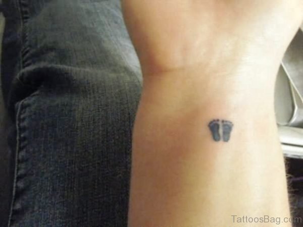 Small Baby Footprint Tattoo