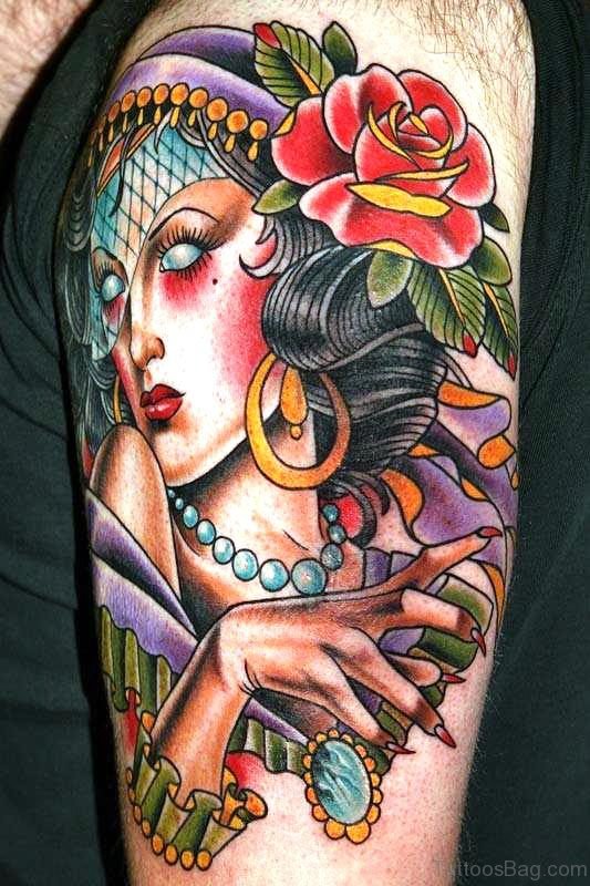 Stunning Gypsy Tattoo
