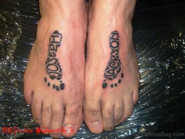 Tribal Baby Footprint Tattoo