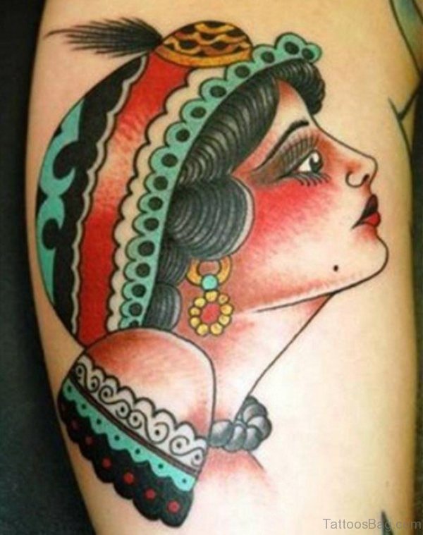 Unique Gypsy Tattoo