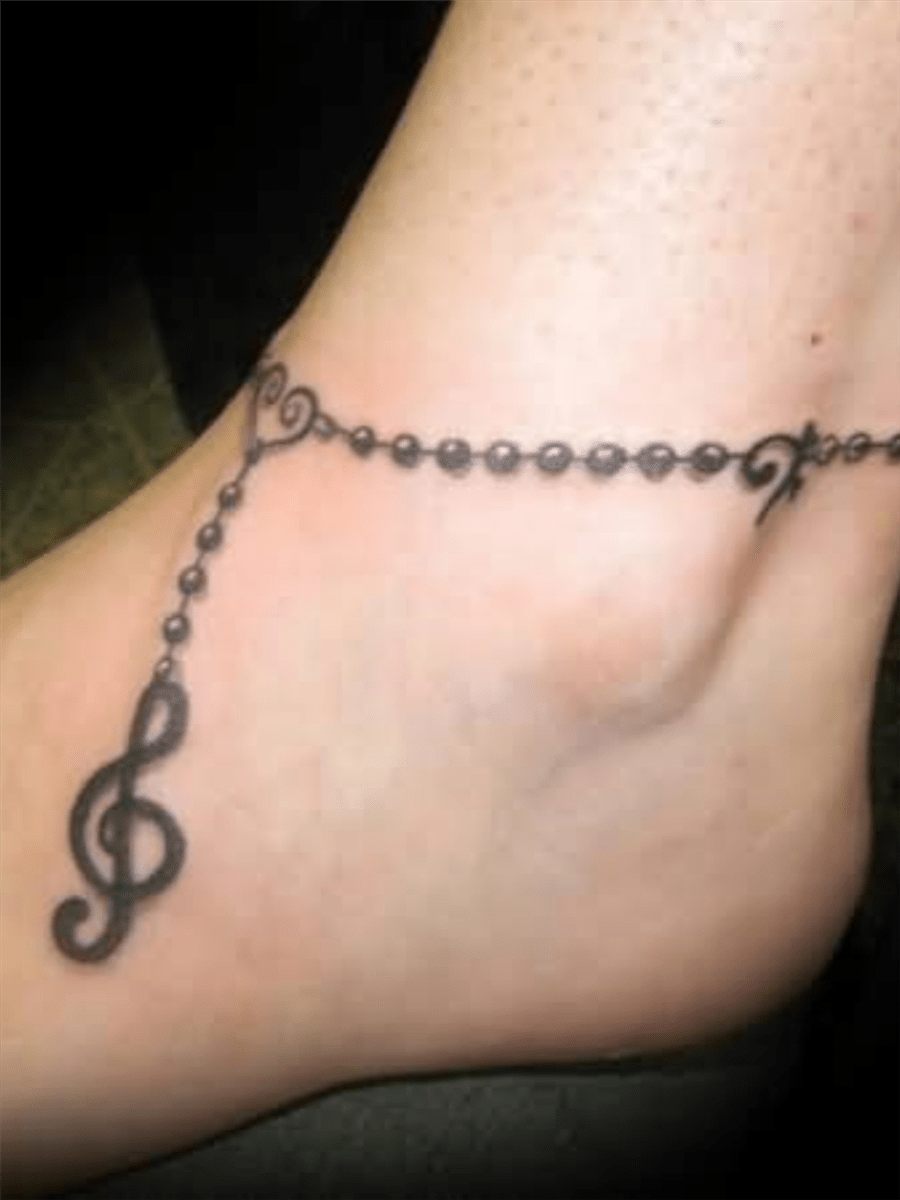 Amazing Anklet Tattoo 4